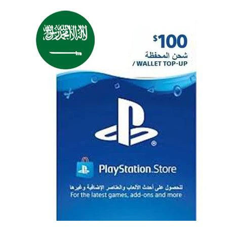 Sony PlayStation Network Gift Card 100$ PSN - Saudi Account Sony PlayStation Network Gift Card 100$ PSN - Saudi Account